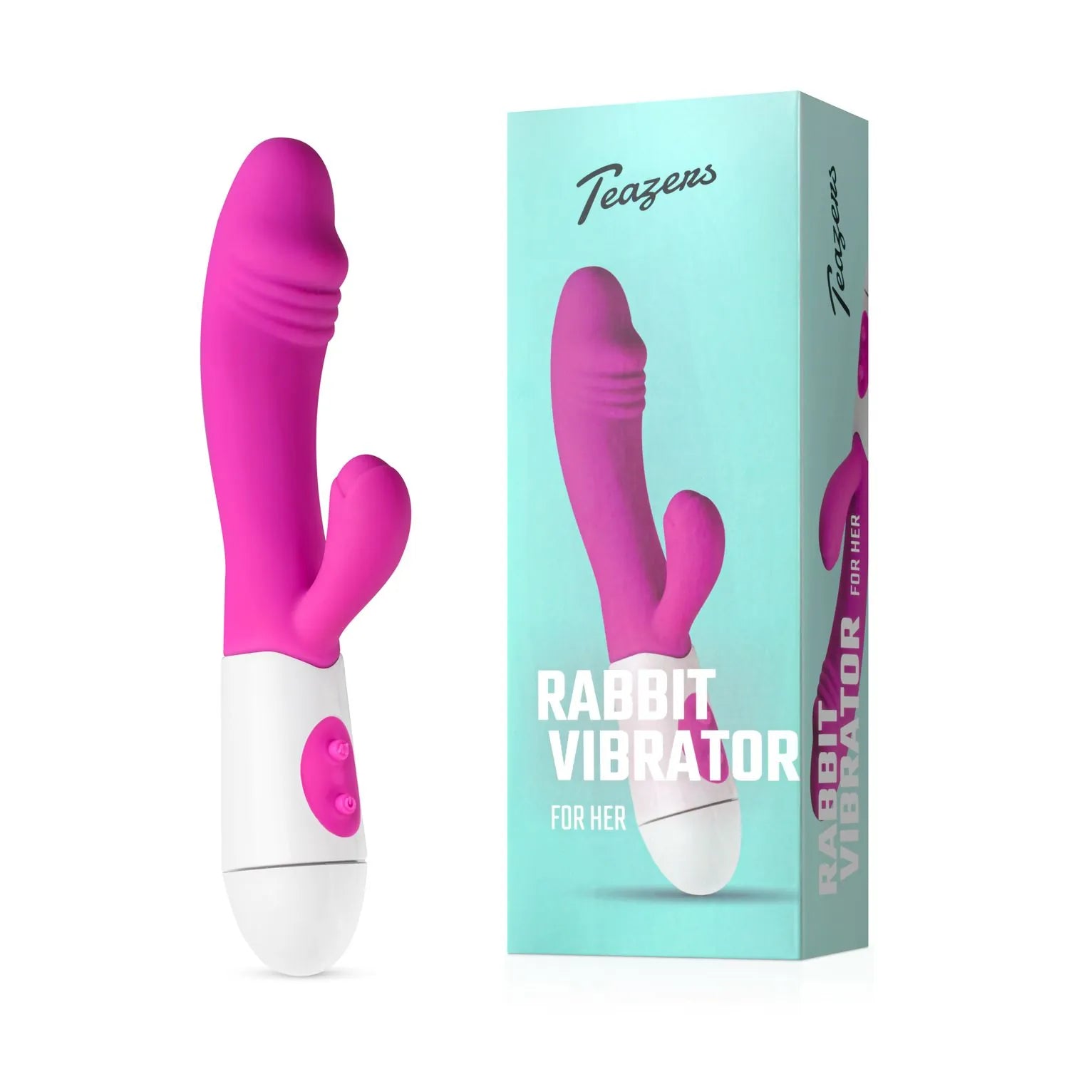 Vibrador Rabbit Realista Teazers (Rosa)