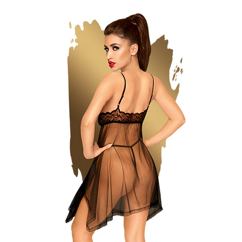 BABYDOLL NAUGHTY DOLL PRETO PENTHOUSE