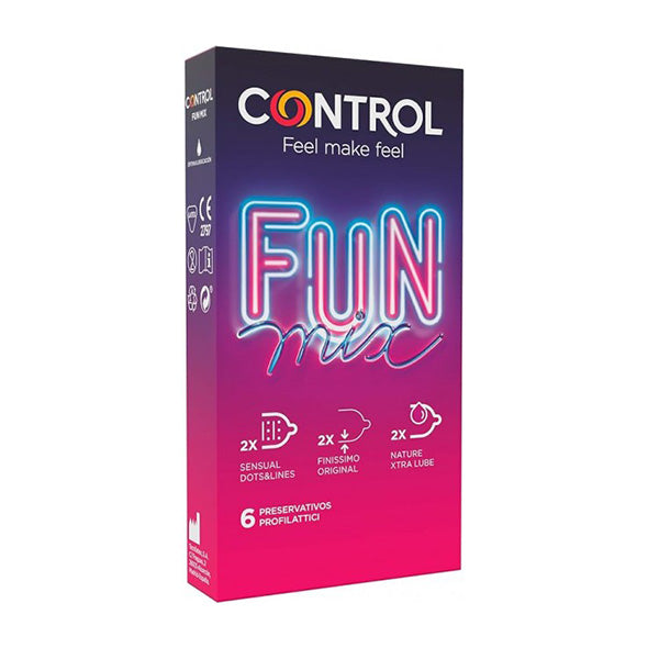 PRESERVATIVOS CONTROL FUN MIX (6 UN)