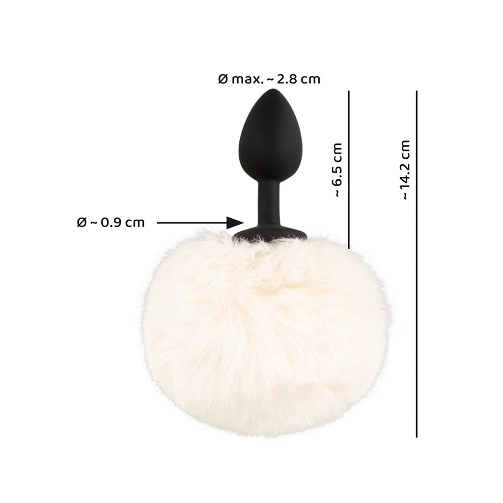 Fluffy Plug White - S