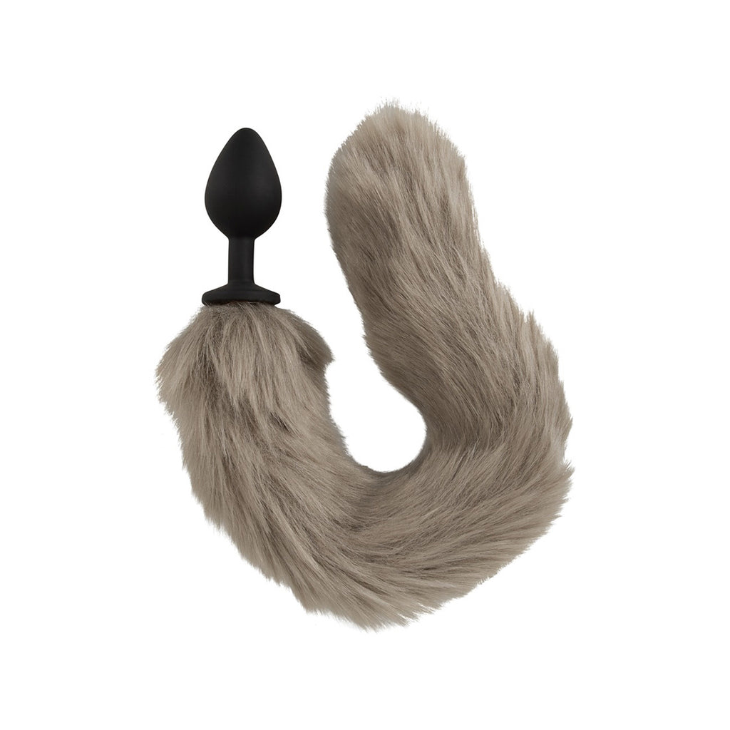 Cauda Fluffy Plug Grey