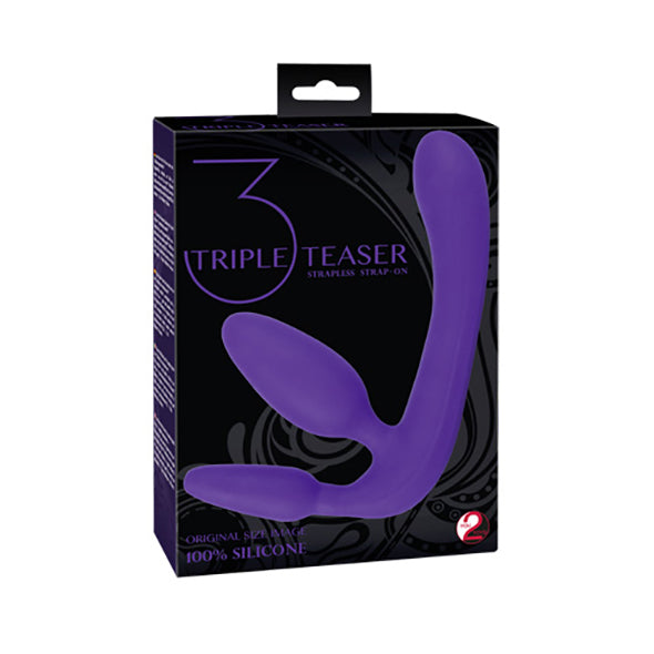 Strap-on 3 em 1 Sem Arnês Triple Teaser