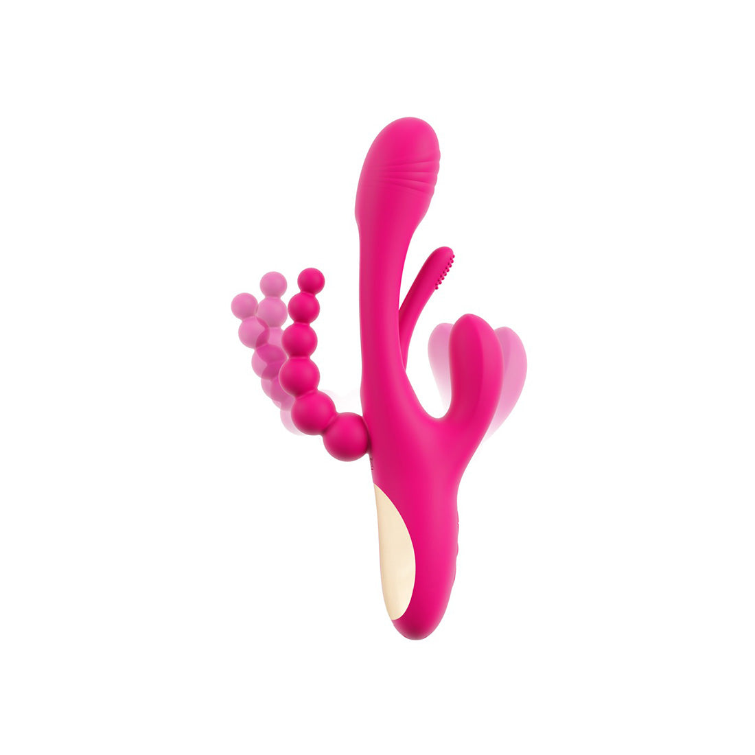 Vibrador Triplo Com Língua