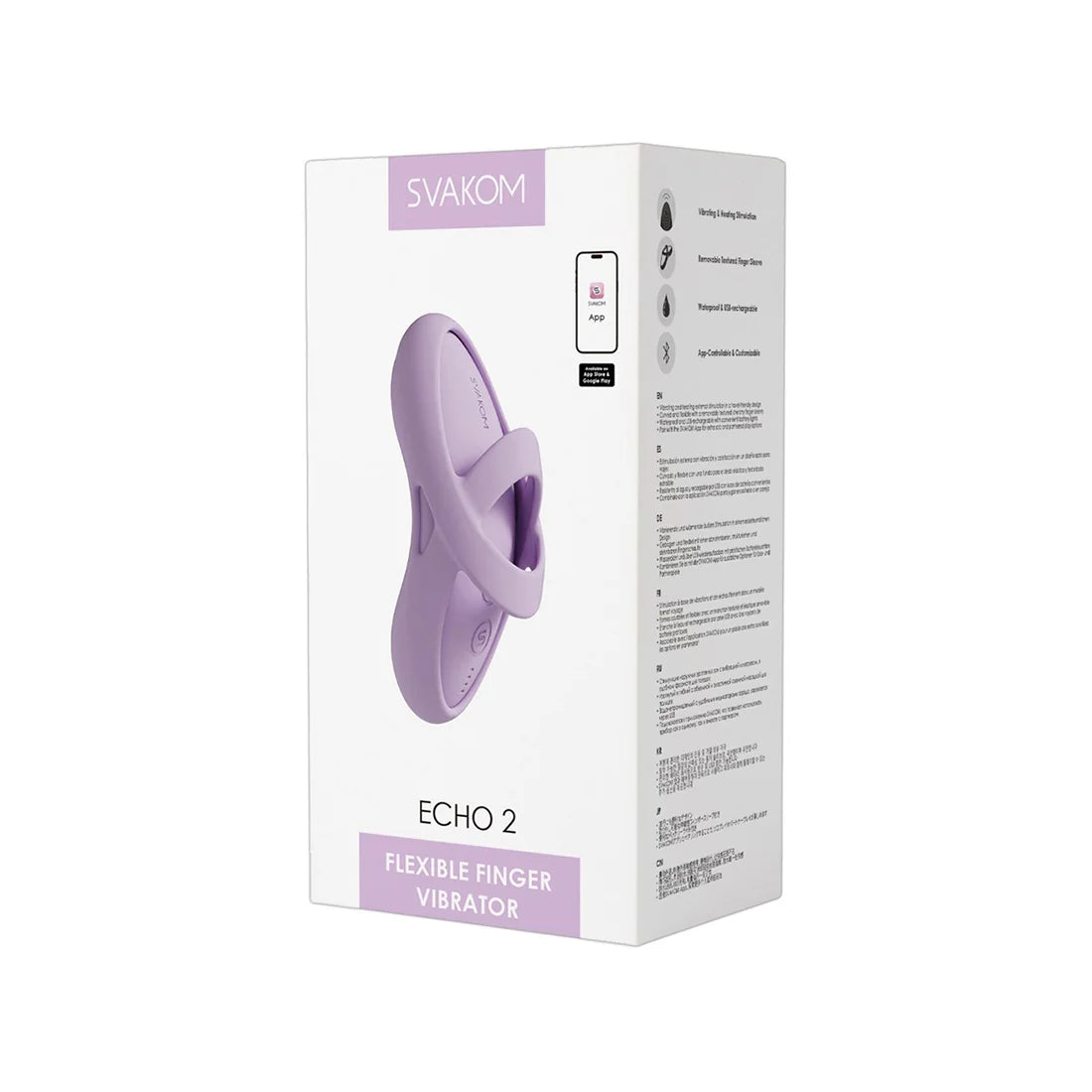Vibrador de Dedo Echo 2 Lilás