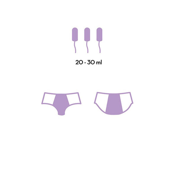 CUECA MENSTRUAL RENDA GEOMÉTRICA PRETA DAILY +