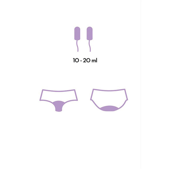CUECA MENSTRUAL NEGRO PRETA DAILY