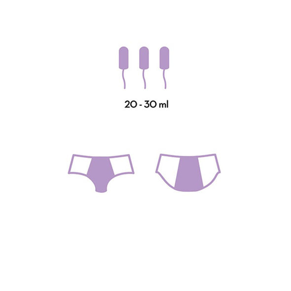 CUECA MENSTRUAL RENDA GEOMÉTRICA AZUL DAILY +