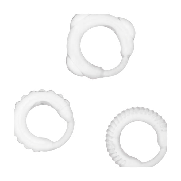 Kit 3 Anéis Penianos Transparente