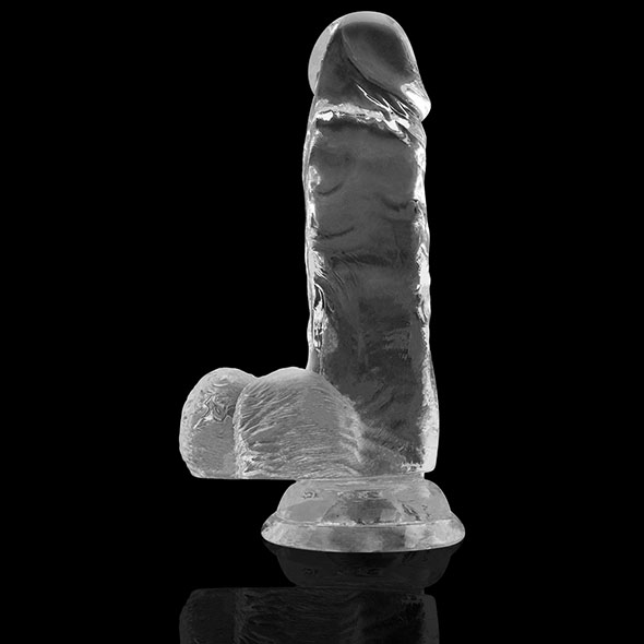 Dildo Jelly Com Escroto Xray - 15,5 cm
