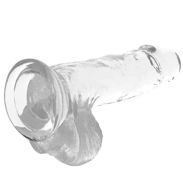Dildo Jelly Com Escroto Xray - 15,5 cm