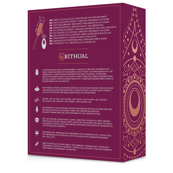 Óvulo Vibratório Com Comando - Rithual Reva