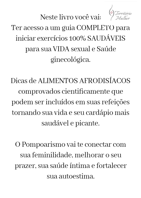 Ebook Exclusivo Vol. 1 – Pompoarismo - Abrace O Seu Prazer