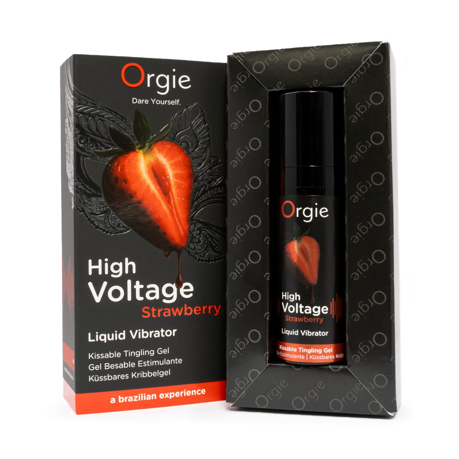 Vibrador Líquido Orgie High Voltage - Morango