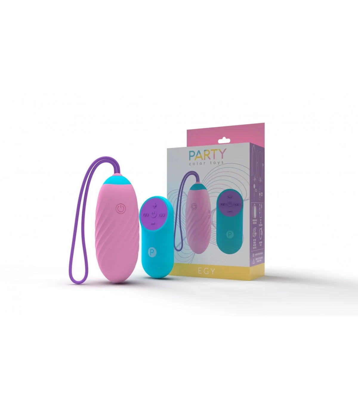 Ovo Vibratório Party Colors Toys