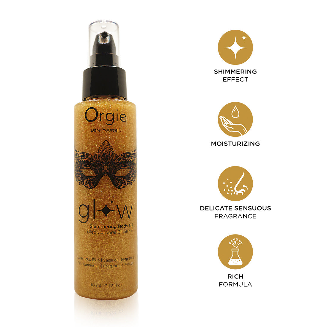 Óleo Corporal Glow Shimmering