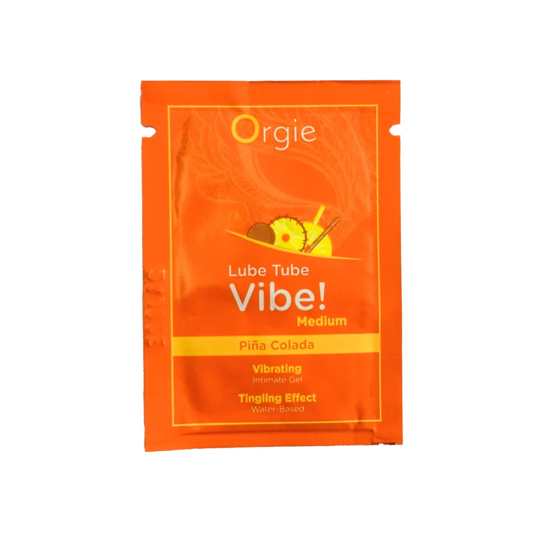 Lube Tube Vibe! - Medium - Piña Colada - Dose Única