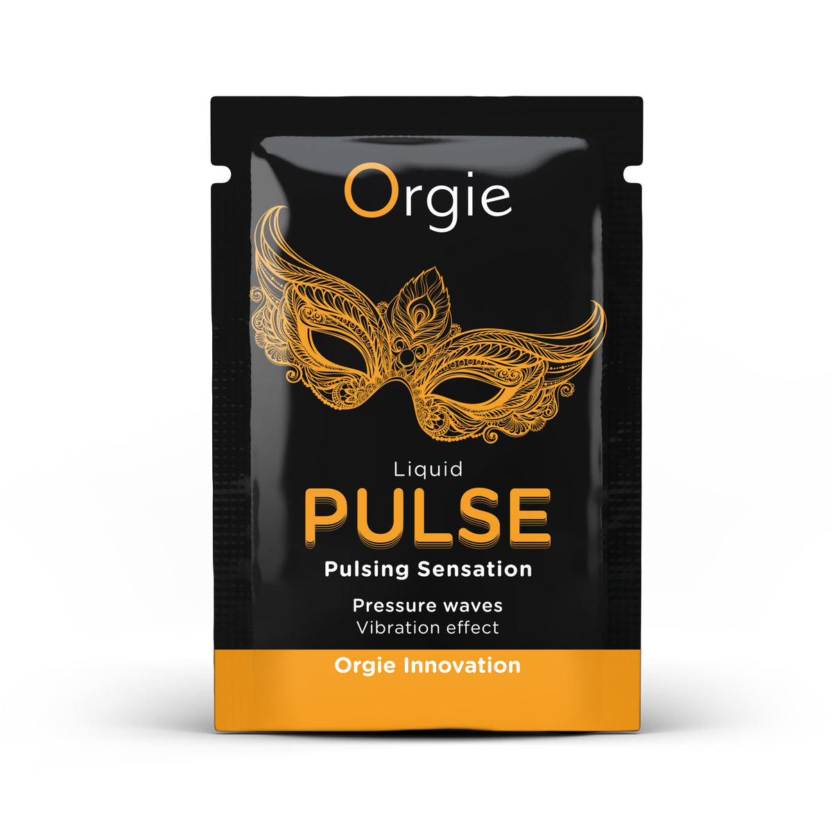 Gel Estimulante Beijável Orgie Liquid Pulse Ice Caramel - Dose única