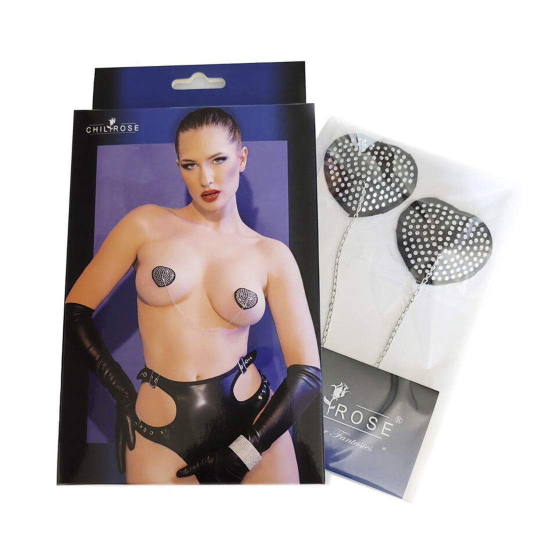 Tapa Mamilos Preto Silver &amp; Black