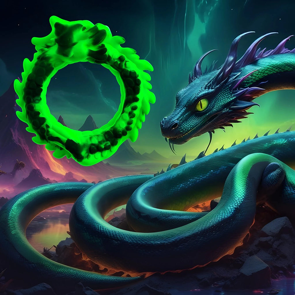 Anel Peniano Dragon Loop em Silicone Líquido