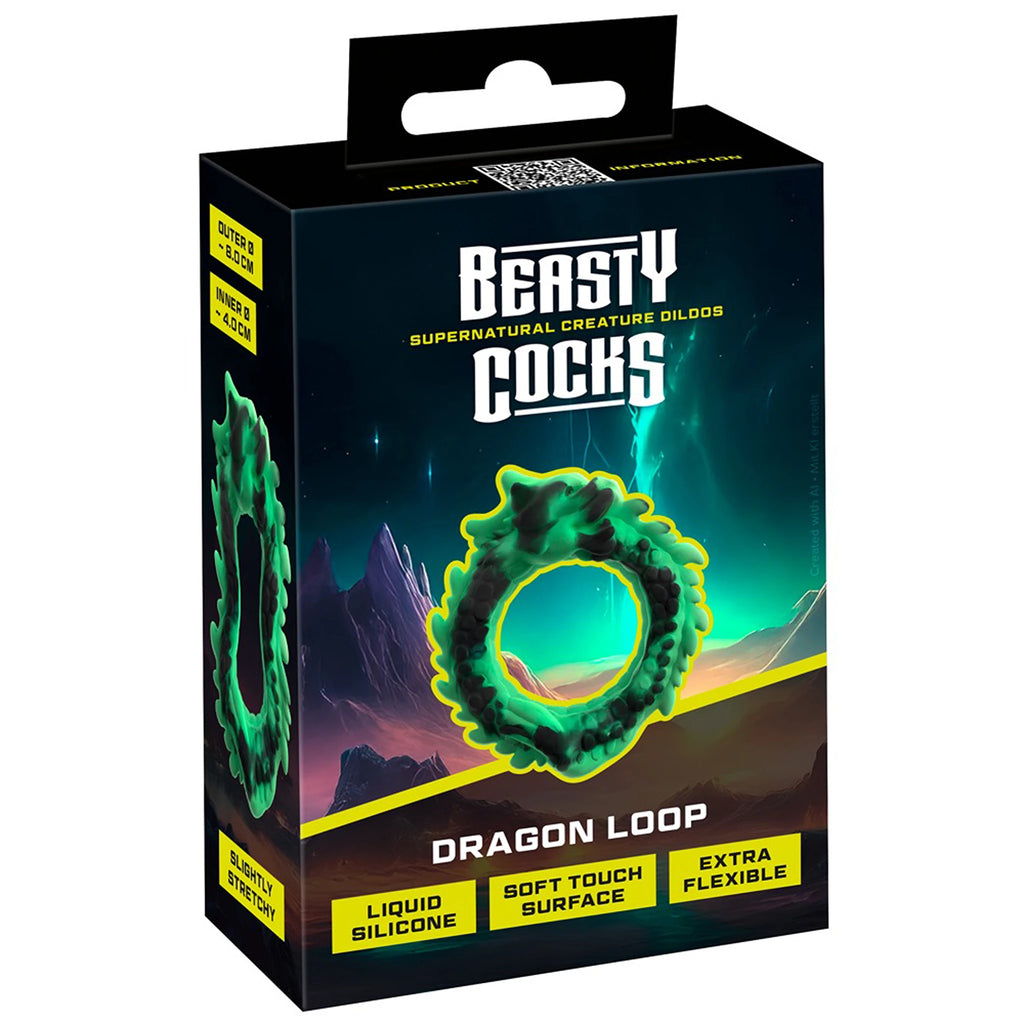 Anel Peniano Dragon Loop em Silicone Líquido