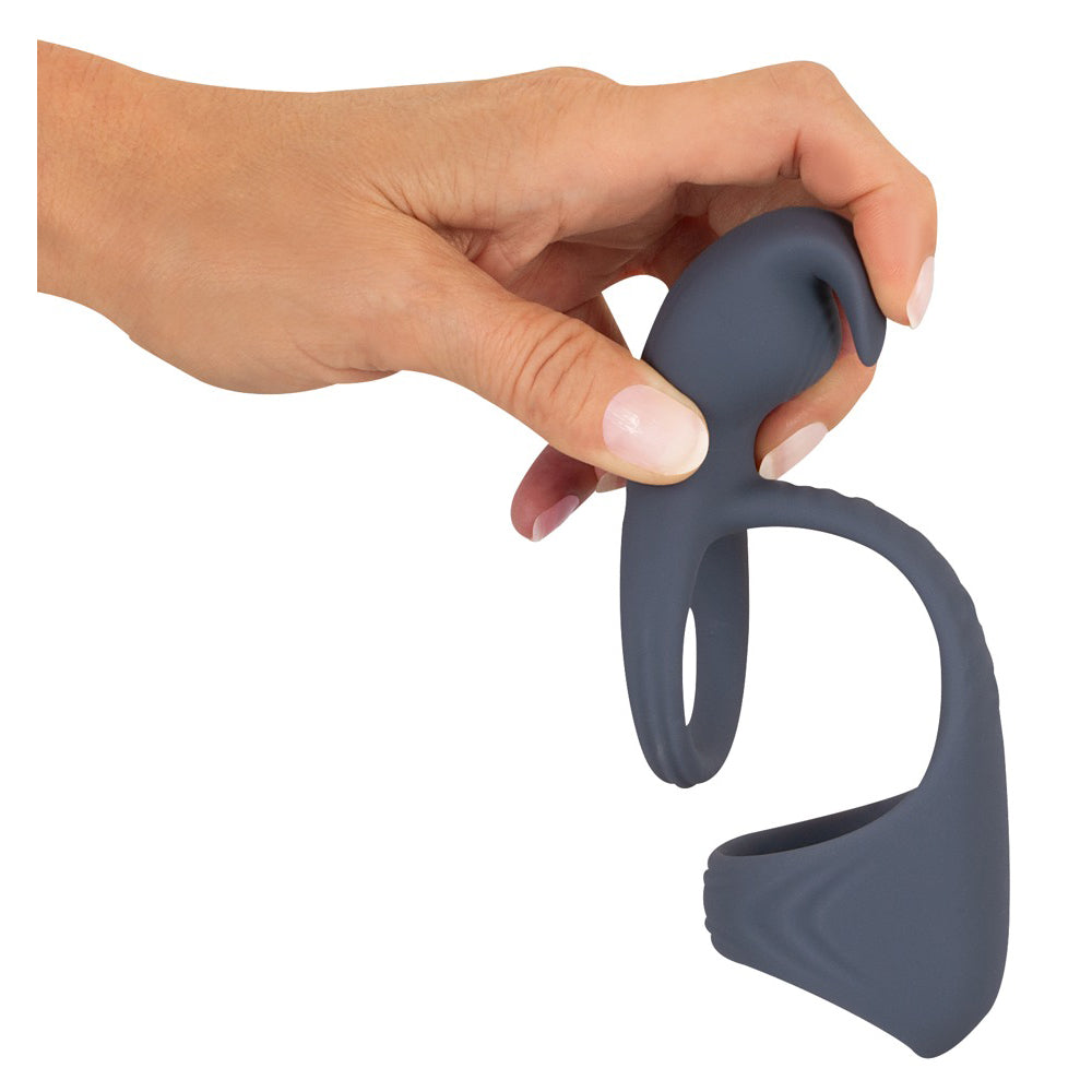 Anel de Pénis e Testículos Vibratório com Comando