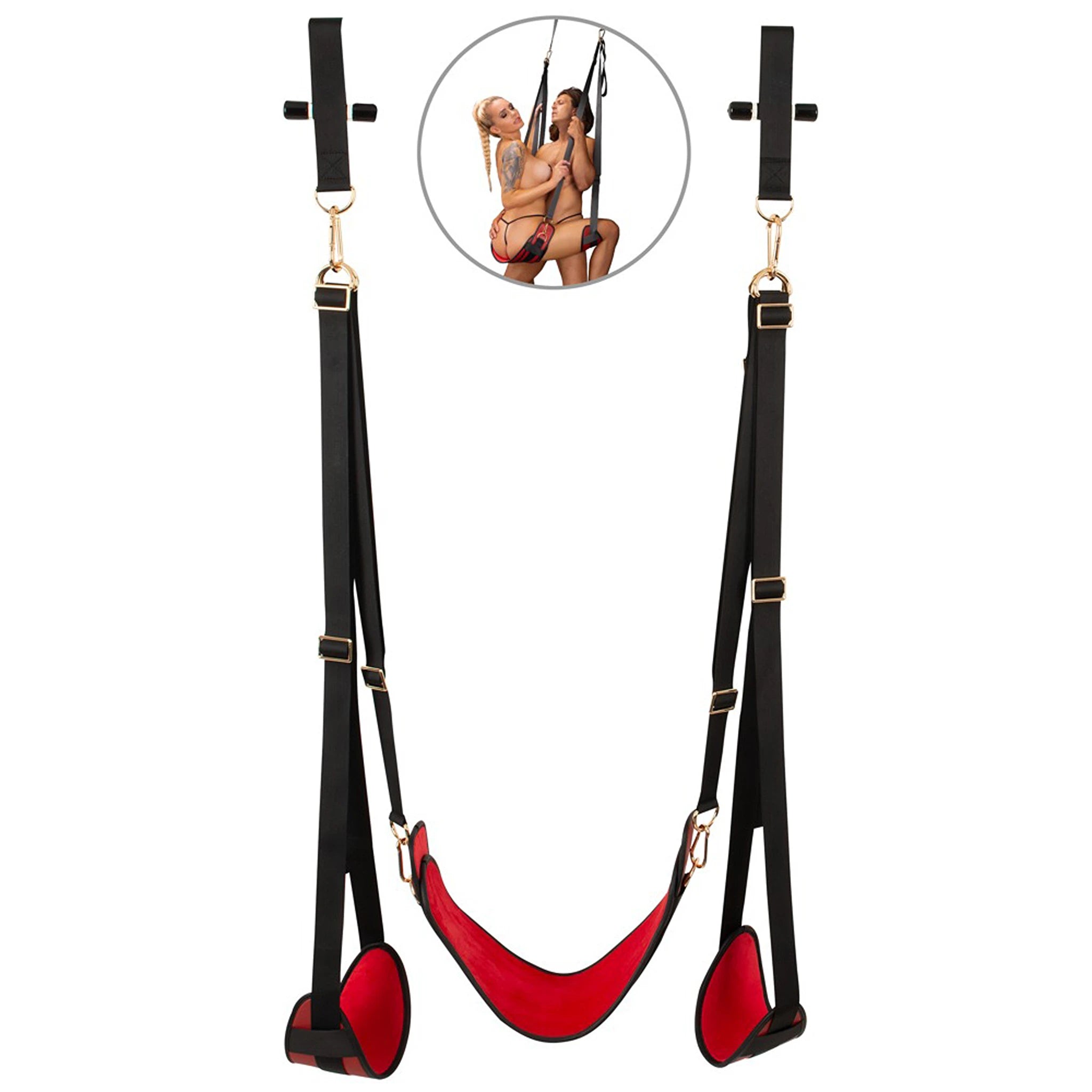 Baloiço de Porta Erótico com Almofadas Ajustáveis