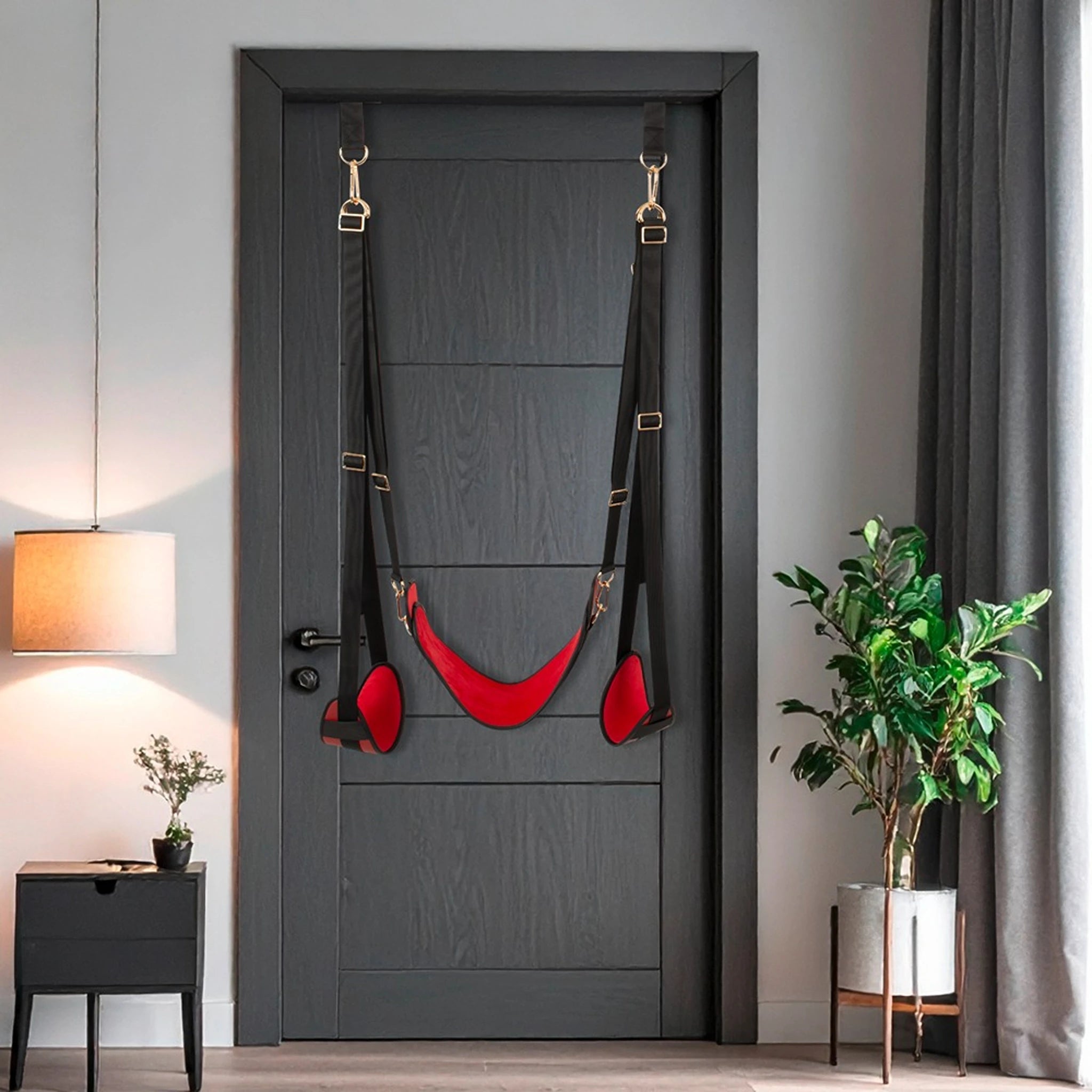 Baloiço de Porta Erótico com Almofadas Ajustáveis
