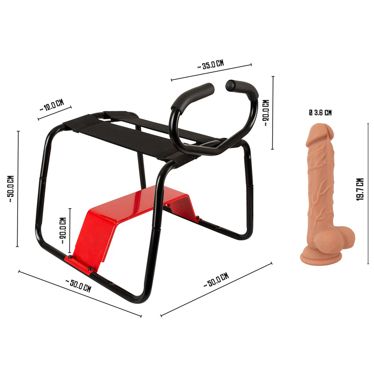 Banco de Posições com Dildo e Pegas