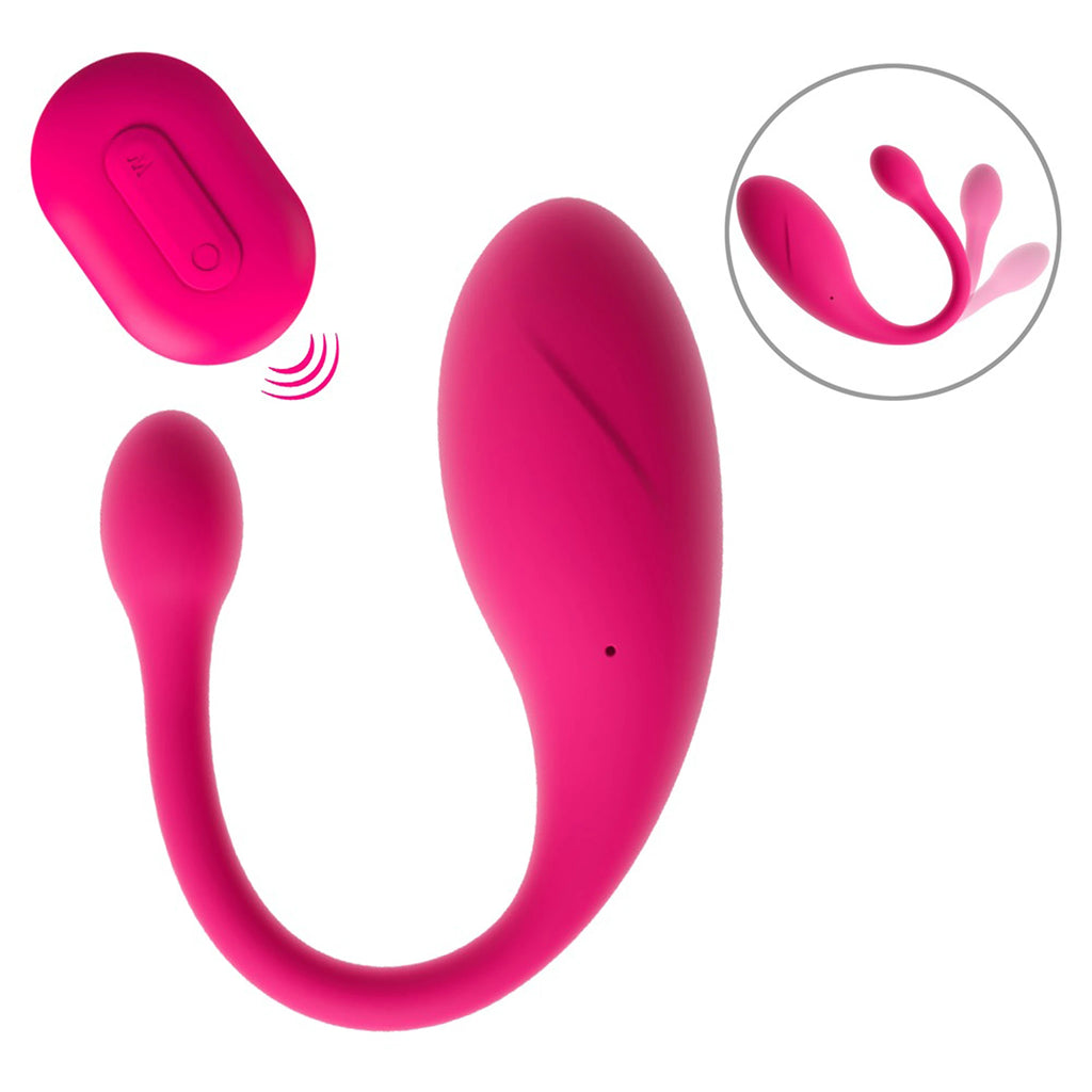 Bola de Ben Wa Vibratória de Silicone com Comando