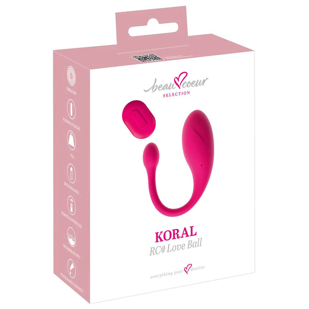 Bola de Ben Wa Vibratória de Silicone com Comando