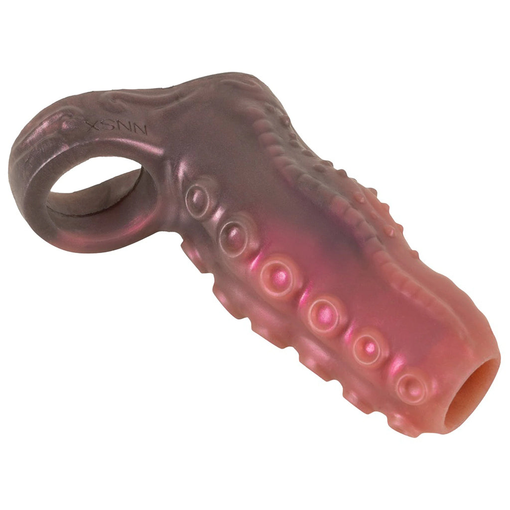 Capa Peniana Aberta com Anel Escrotal Tentacle Sleeve