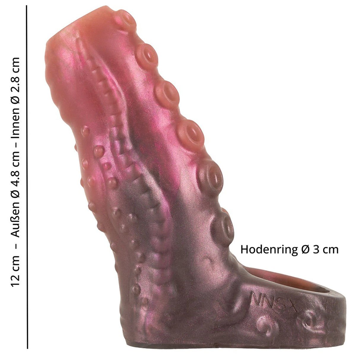 Capa Peniana Aberta com Anel Escrotal Tentacle Sleeve