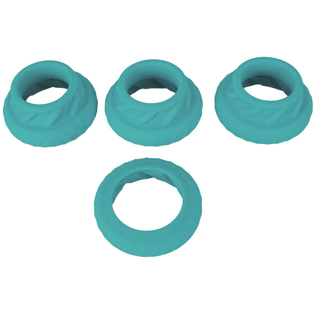 Conjunto de Anéis Penianos Multifunções 3 em 1