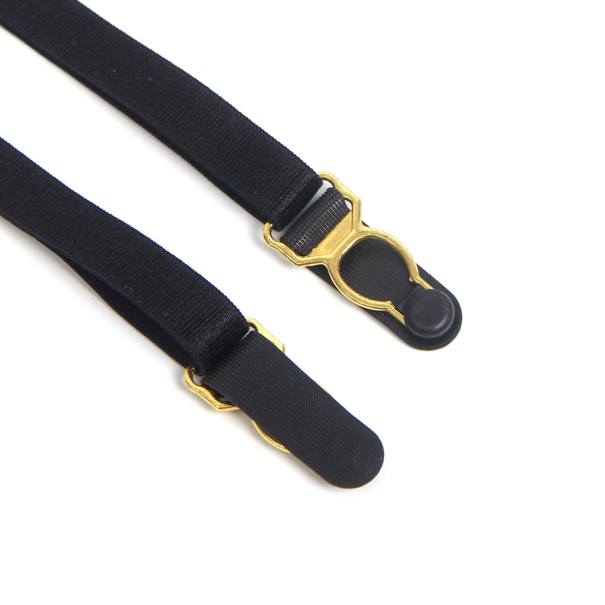 Conjunto de Lingerie Preto em Renda com Ligas - Tamanho M