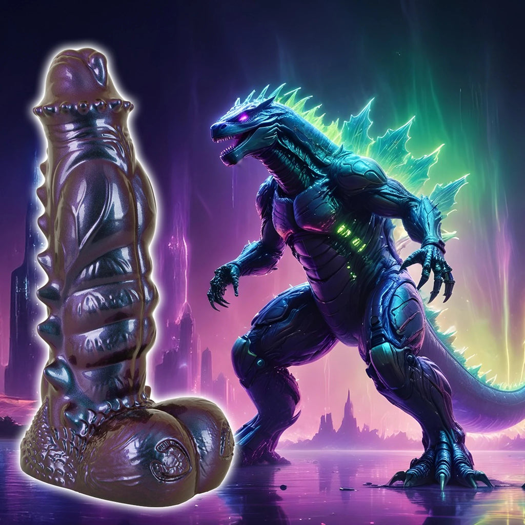 Dildo de Fantasia com Ventosa Tech-Zilla Bang