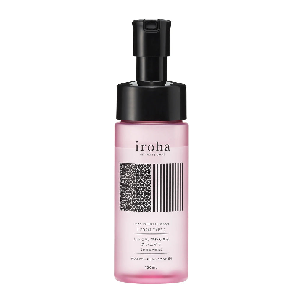 Espuma de Lavagem Íntima iroha Damask Rose & Geranium - 150ml