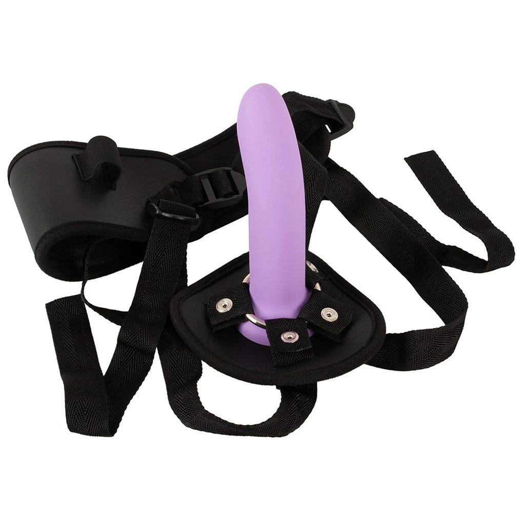 Kit Strap-On Arnês Ajustável com 3 Dildos de Ventosa