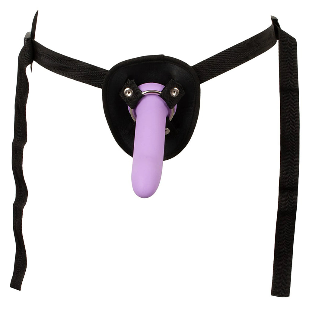 Kit Strap-On Arnês Ajustável com 3 Dildos de Ventosa