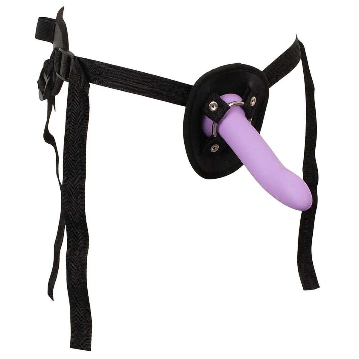 Kit Strap-On Arnês Ajustável com 3 Dildos de Ventosa