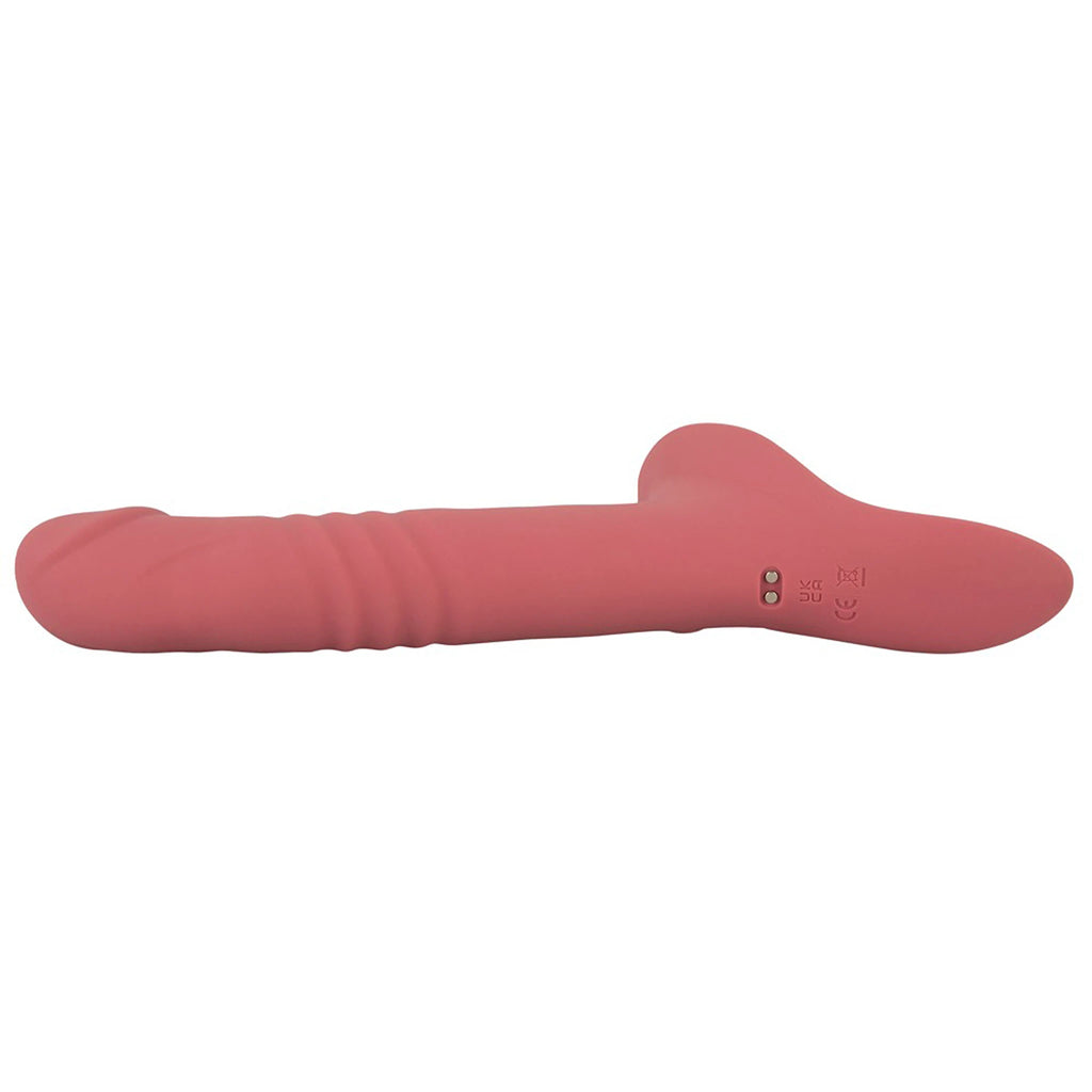 Kit Strap-On Tanga Rosa com Vibrador de Vaivém e Comando