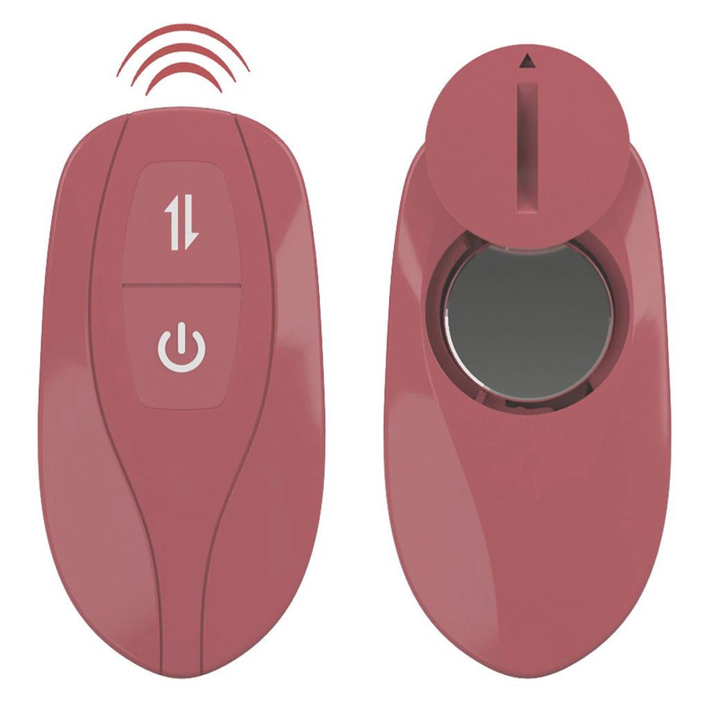 Kit Strap-On Tanga Rosa com Vibrador de Vaivém e Comando