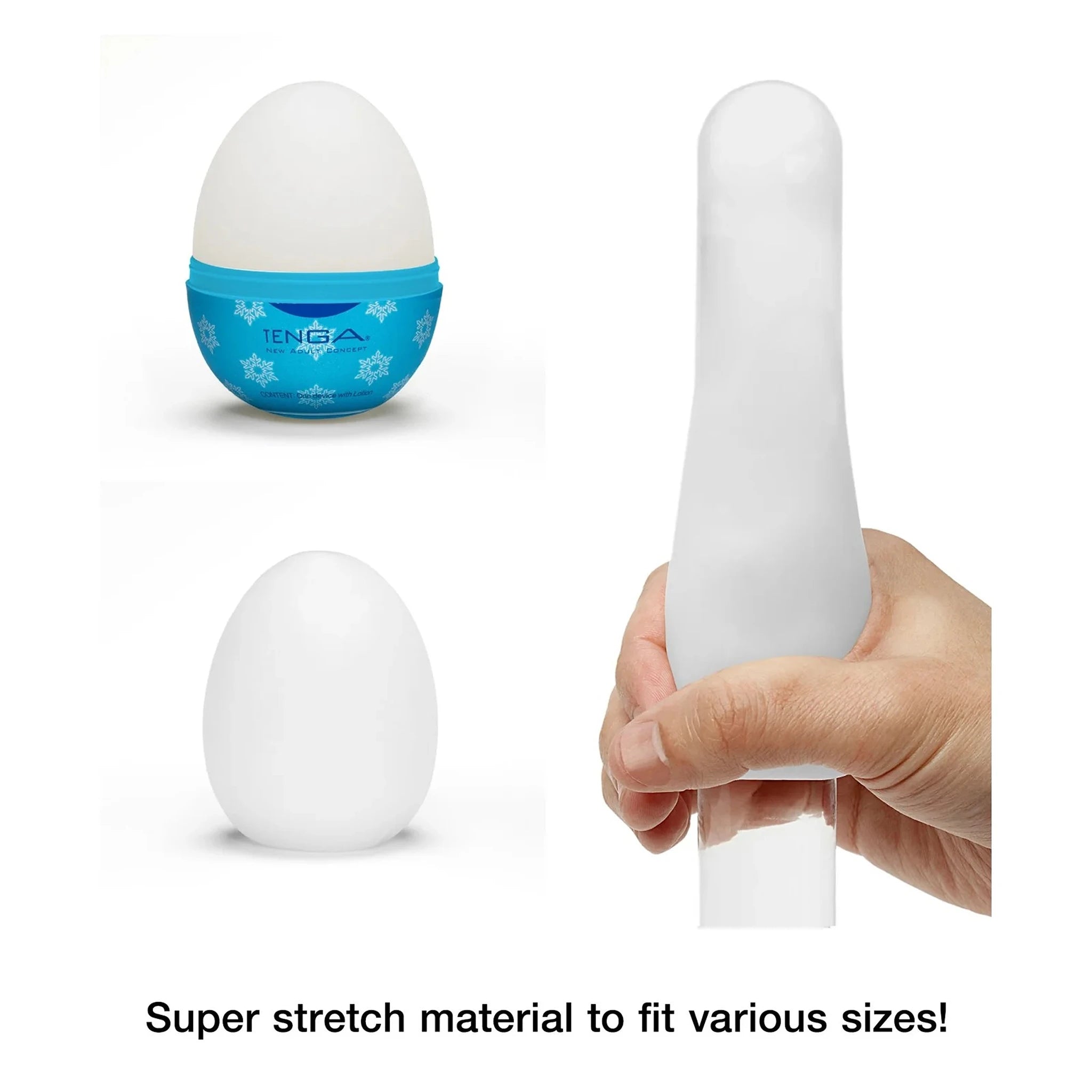Masturbador Masculino Descartável TENGA EGG SNOW CRYSTAL