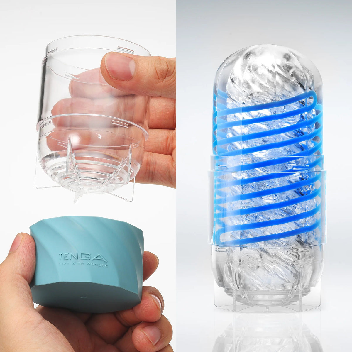 Masturbador Reutilizável Tenga Spinner DX 01 Drops