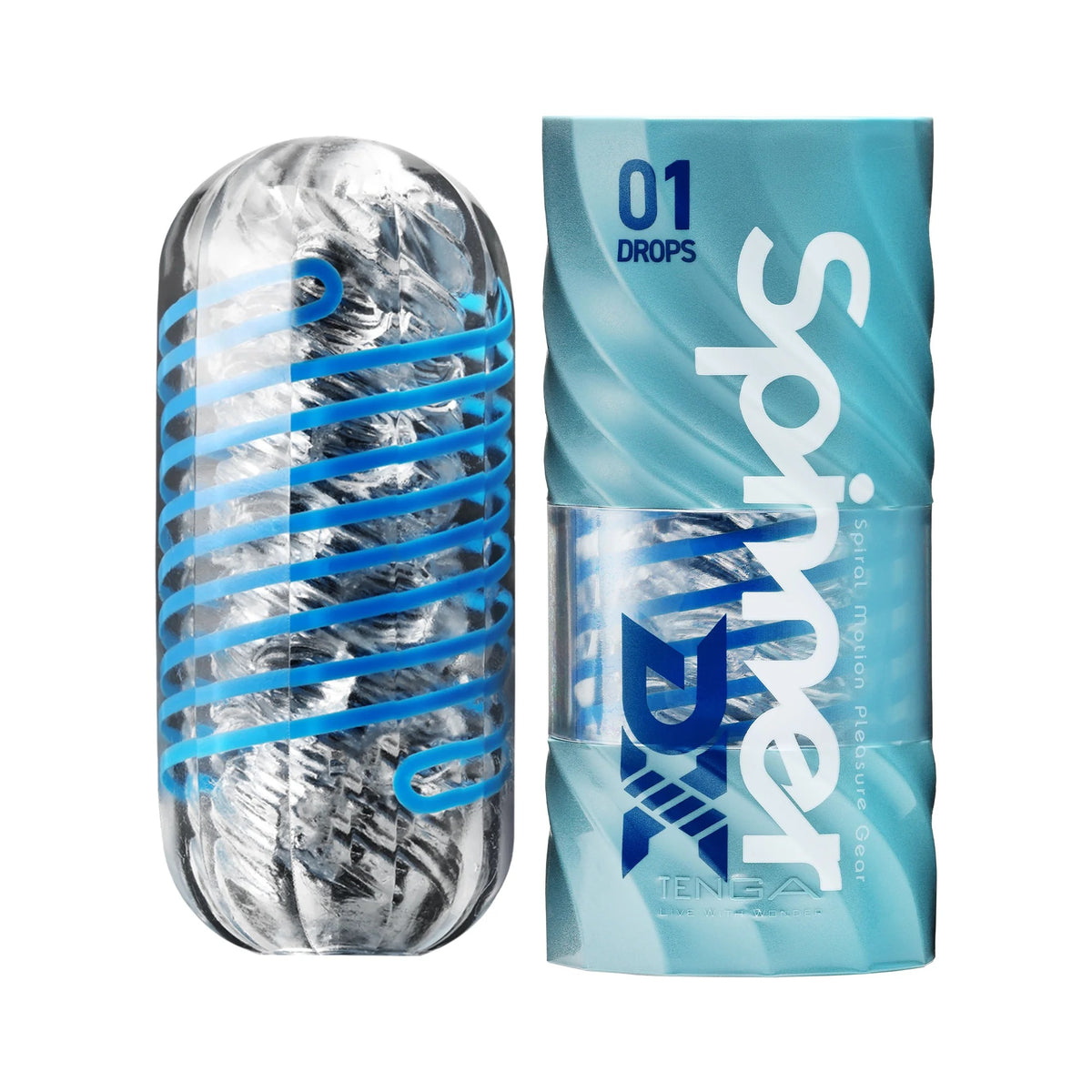 Masturbador Reutilizável Tenga Spinner DX 01 Drops