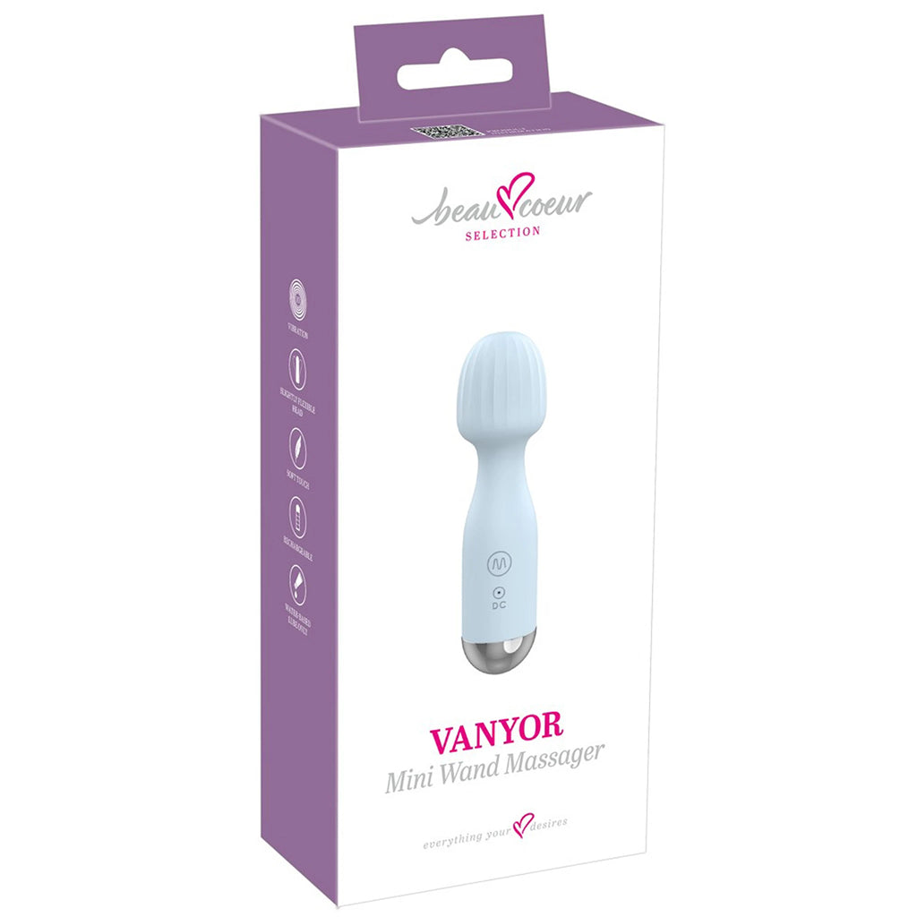 Mini Massajador Wand Vanyor com Cabeça Flexível
