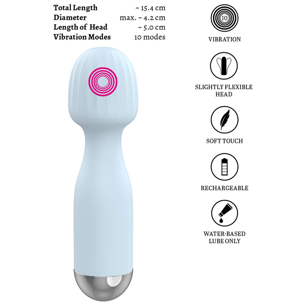 Mini Massajador Wand Vanyor com Cabeça Flexível