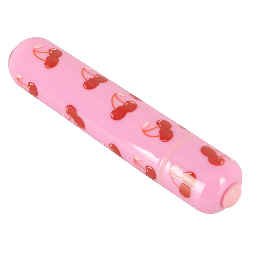 Mini Vibrador em Forma de Cereja Rosa (8,7 cm)