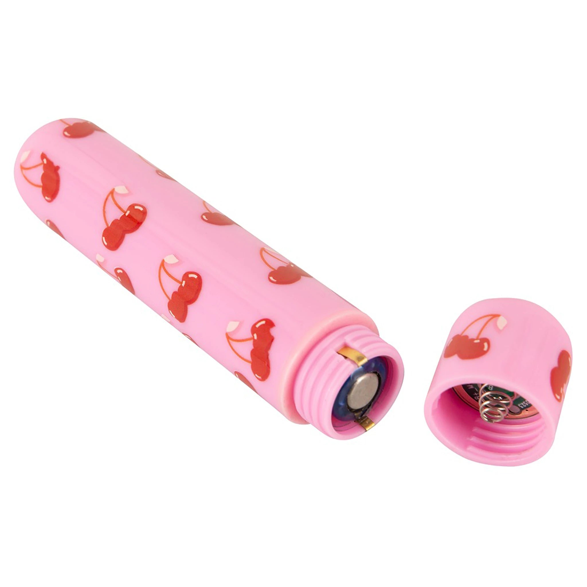 Mini Vibrador em Forma de Cereja Rosa (8,7 cm)