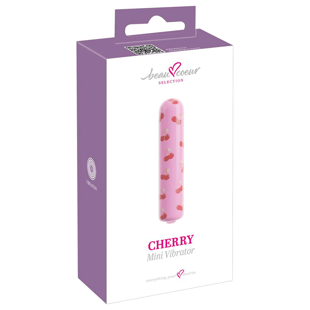 Mini Vibrador em Forma de Cereja Rosa (8,7 cm)