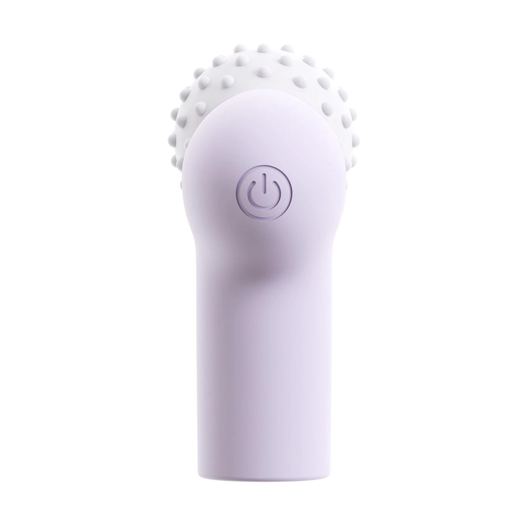 Mini Vibrador Massajador Tipo Pistola em Silicone Roxo (11,1 cm)